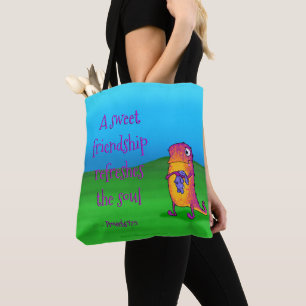 Tote Viola o monstro, o bolsa de w/quote