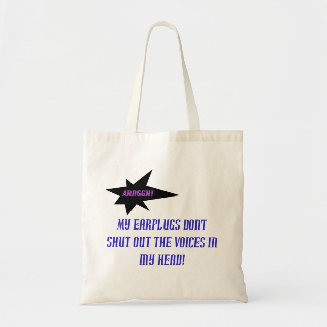 Tote "Vozes engraçadas em meu" bolsa principal (Frente)