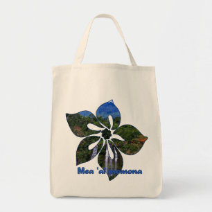 Tote "Waterfall Hibiscus" - Bolsa de mercearia