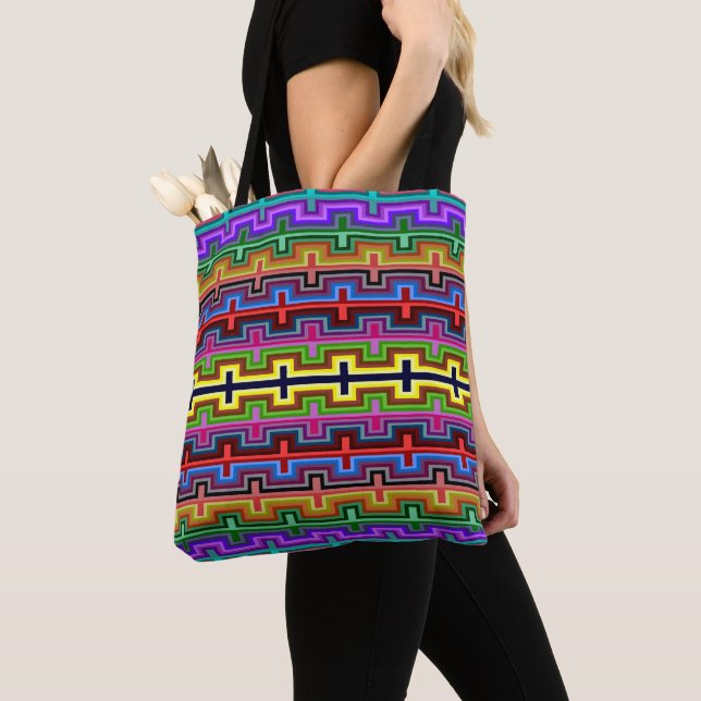 Tote Waves Allover Bolsa (Close Up)