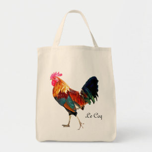 Tote Whimsy Le Coq Bolsa com Coq au Vin Recipiente