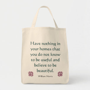 Tote William Morris - artes & bolsa de compra dos
