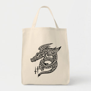 Tote Wing Dragon Grocery Bolsa