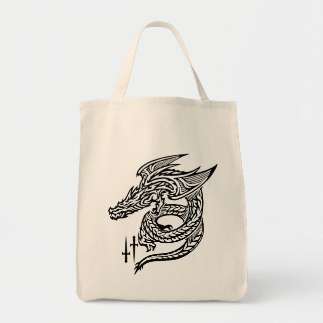 Tote Wing Dragon Grocery Bolsa (Frente)