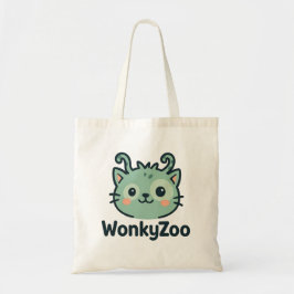 Tote Wonky Cat Bolsa | Saco grande