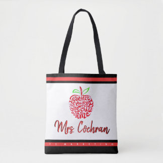 Tote Xmas da Escola Personalizada do Bolsa de Presente