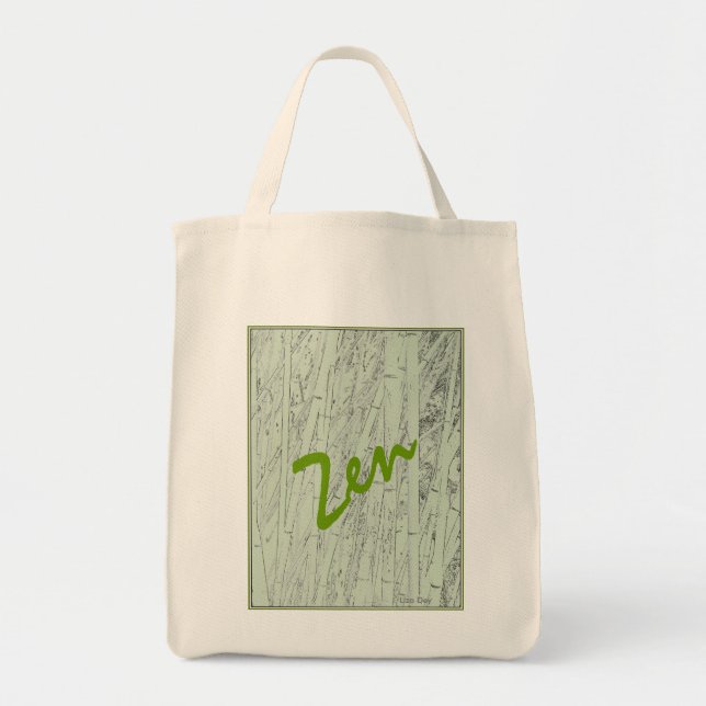 Tote "Zen Bamboo" Bolsa orgânico (Frente)