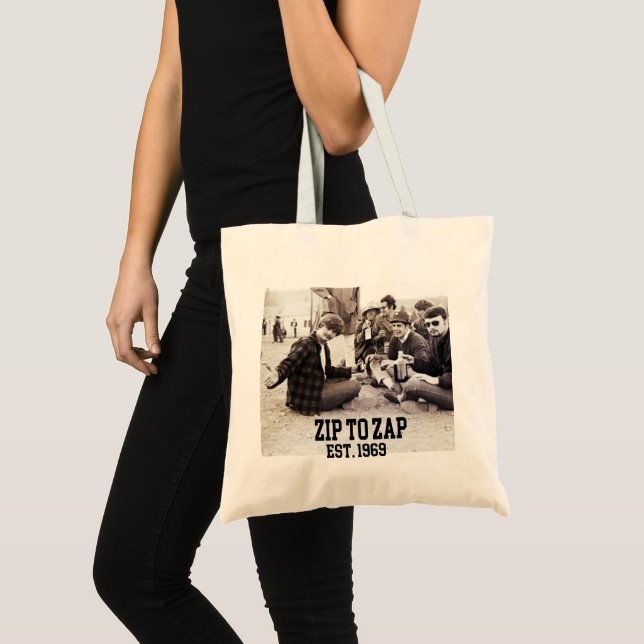 Tote Zip para o Bolsa de 50 anos do Zap (Frente (produto))