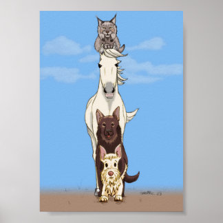 Totem Companheiro - Poster de cor