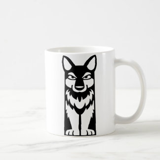 Totem minúsculo - lobo - caneca