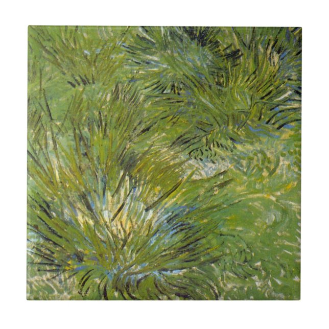 Touces de Grama por Vincent van Gogh (Frente)