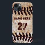Tough Personalized Vintage Baseball iPhone Cases<br><div class="desc">Newest to Older iPhone Baseball Case. Personalised. Cool Xtreme Tough Personalized Vintage Baseball iPhone Cases. Many style of baseball phone cases and other device cases - (Older to NEWEST Baseball iPhones Cases for guys). IPhone Baseball Cases. Great gifts for baseball lovers. Call Designer Linda for HELP and Design CHANGES: 239-949-9090...</div>