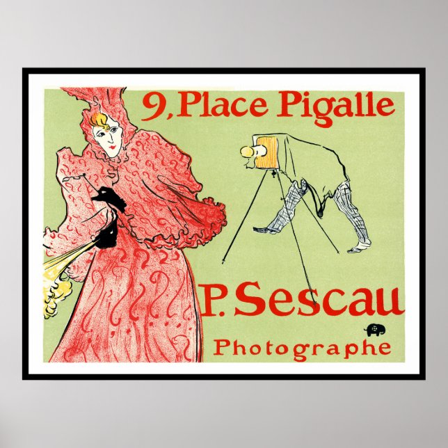 Toulouse-Lautrec  Advertising Poster Print (Frente)