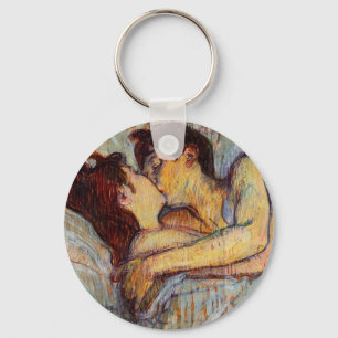 Toulouse-Lautrec na cama o chaveiro do beijo