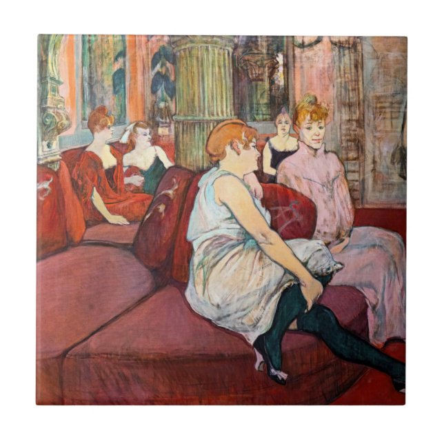 Toulouse-Lautrec - No Salão, Rue des Moulins (Frente)