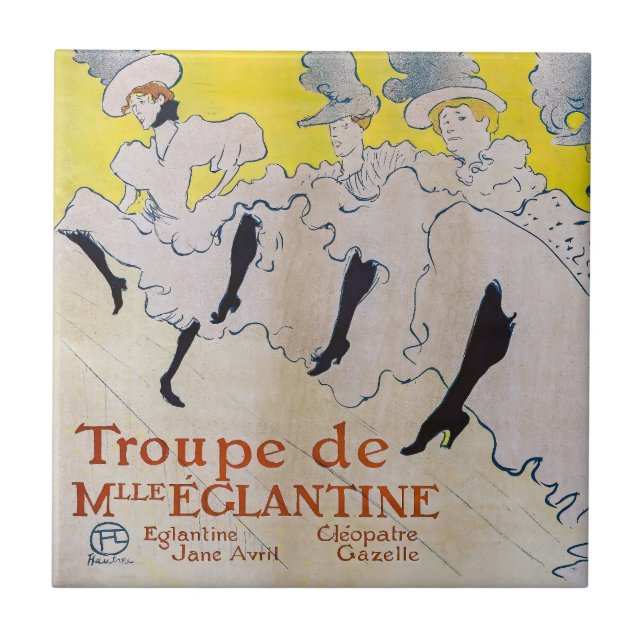 Toulouse-Lautrec - Troupe de Mlle Eglantine (Frente)