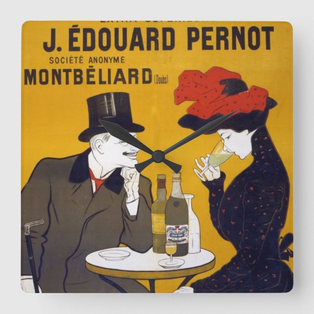 Toulouse - Relógio de Cena de Café Lautrec (Frente)