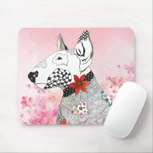 Touro, bonito e colorido, Terrier Mousepad
