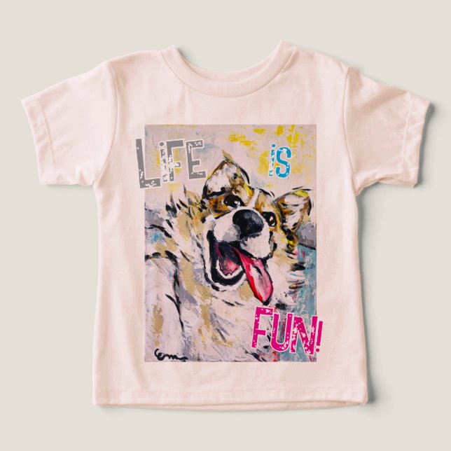 Tout sourire Life is fun! T-shirt (Design frontal)