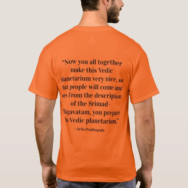 TOVP/Srila Prabhupada Camisa de dois lados (Verso)