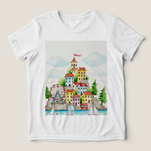  Town on an island (Design frontal)
