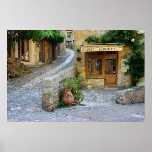 Townscape poster de Dordogne, France