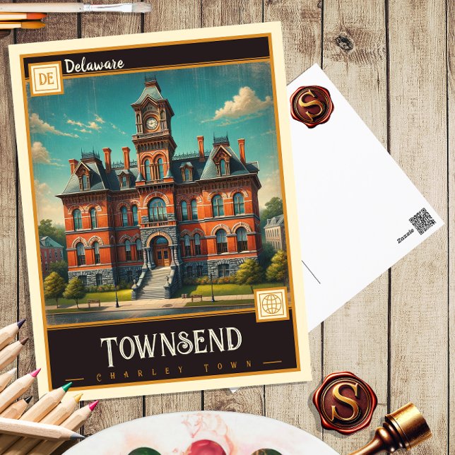 Townsend, Delaware | Cartão Postal Antigo (Criador carregado)