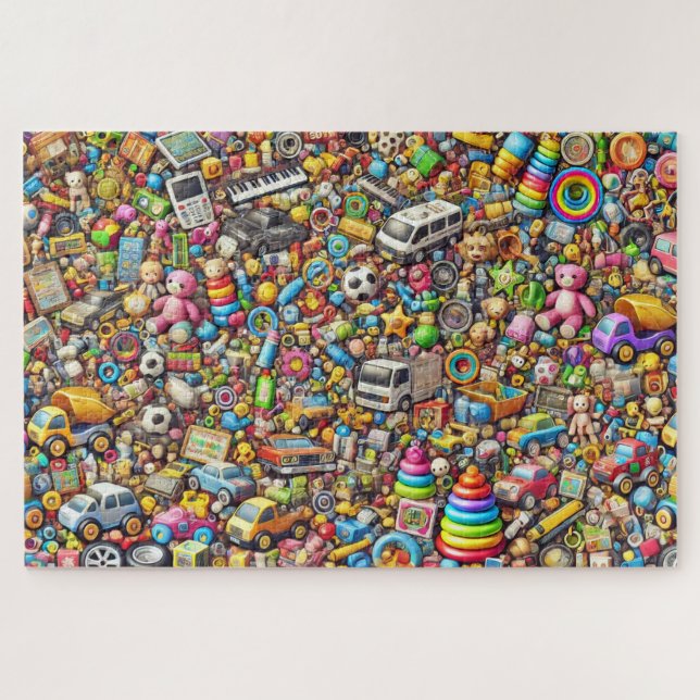 "Toybox Treasures" - Quebra-cabeça de serra (Horizontal)