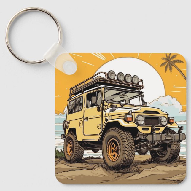 Toyota FJ40 Land Cruiser 4x4 Chaveiro (Frente)
