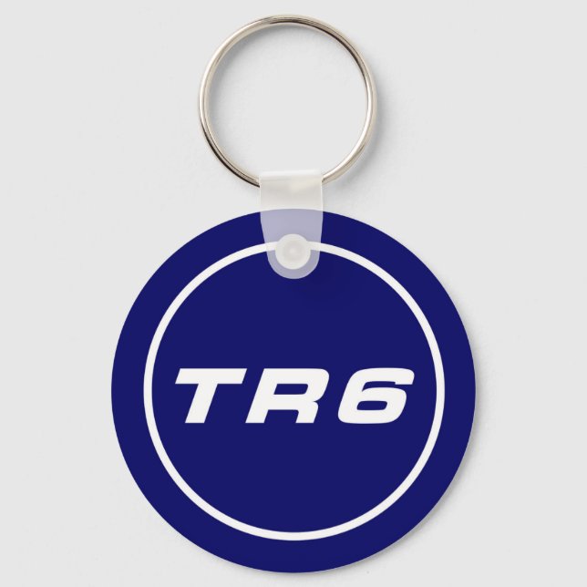 TR6 porta-chaves royal blue (Frente)