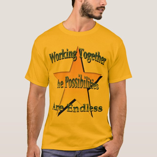 Trabalhar Juntas Possibilidades É Uma Camisa Sem F (Frente)