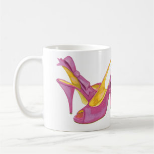 "Trabalhará para caneca de café cor-de-rosa dos
