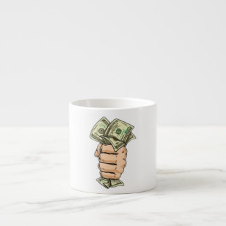 Trabalhe Duro, Ganhe Mais – Caneca de Dinheiro
