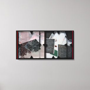 Trabalho Aberto sobre a Canvas Open Red 10 Photomo