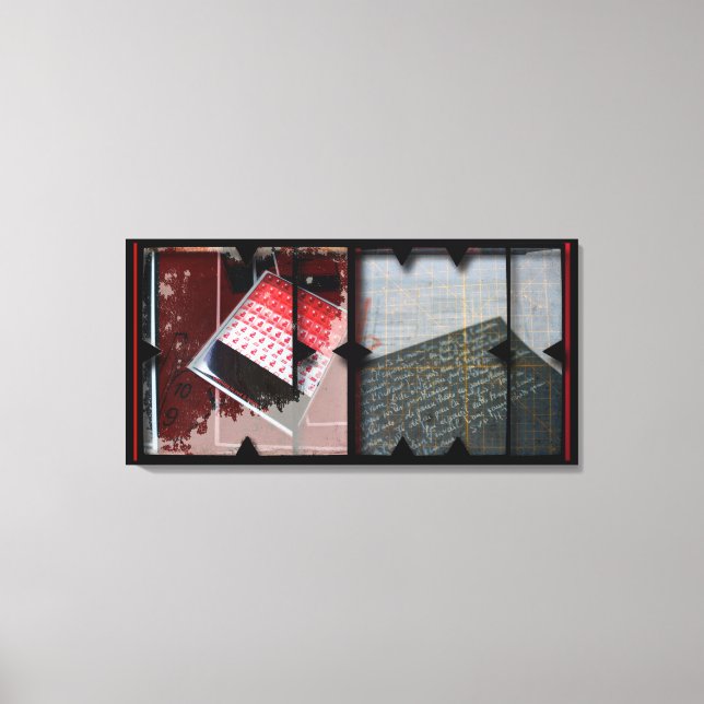 Trabalho Aberto sobre a Canvas Open Red 9 Photomon (Frente)