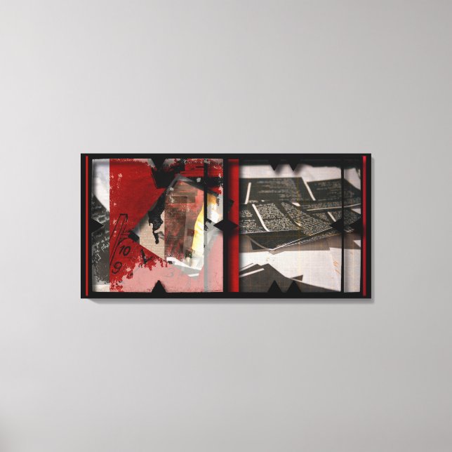 Trabalho Aberto sobre a Fotomontagem de Canvas Ope (Frente)