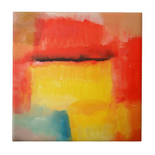 Trabalho de arte de Abstrato minimalista colorida