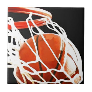 Trabalho de arte de basquetebol