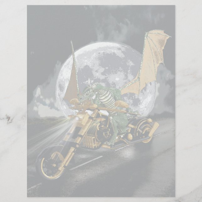 Trabalho de arte de Dragão e Fantasia da Lua (Frente)