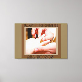 trabalho de arte de impressões de casamento canvas