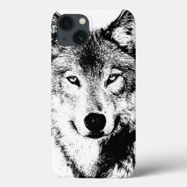 Trabalho de arte de Lobo Único de Qualidade