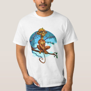 Trabalho de arte de macaco deprimido - Camisa