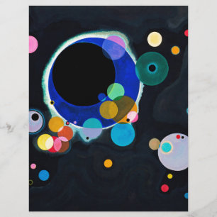 Trabalho de arte de Vários Círculos do Kandinsky