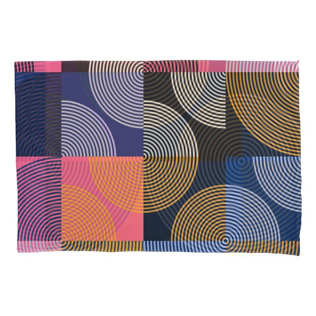 Trabalho de arte de Vintagem Geométrica Circular (Frente)