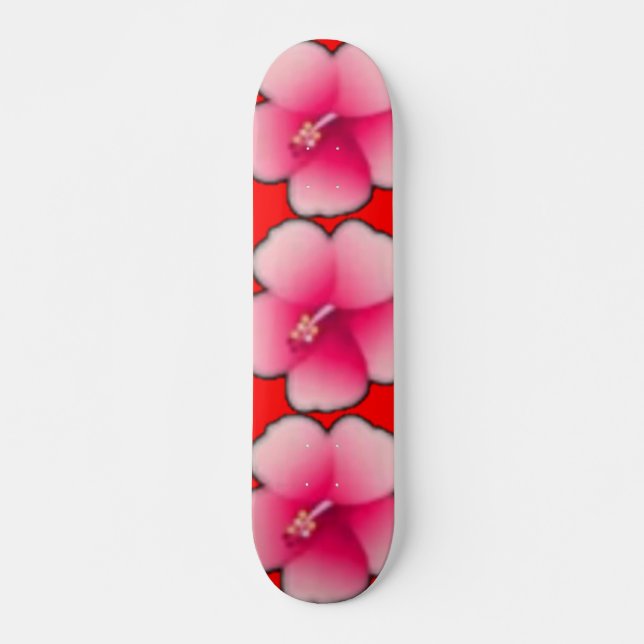 Trabalho de arte digital vibrante 3D - skateboard (Frente)