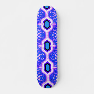 Trabalho de arte digital vibrante 3D - skateboard