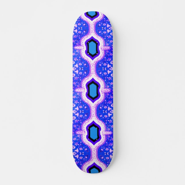 Trabalho de arte digital vibrante 3D - skateboard (Frente)
