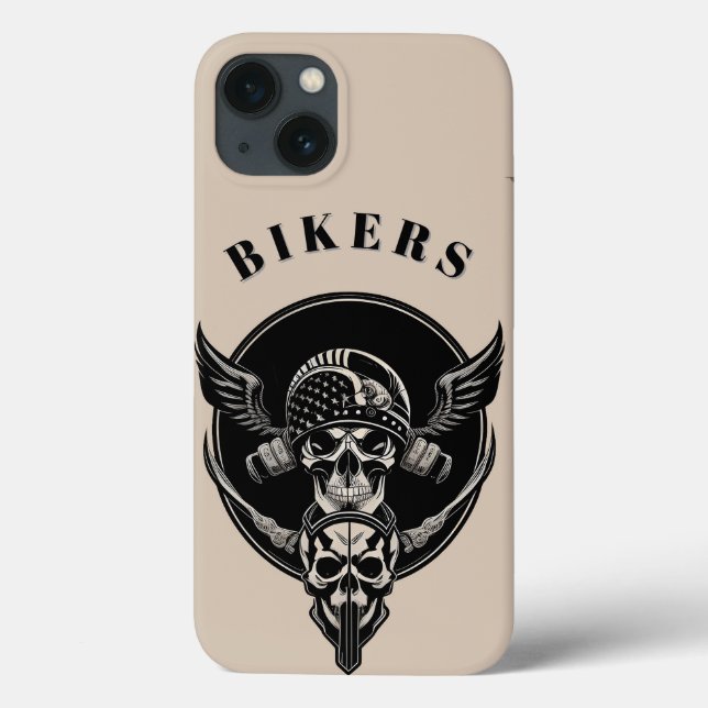 Trabalho de arte do crânio gótico com detalhes de  (Verso)