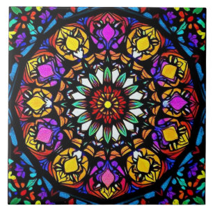 Trabalho de arte Floral de Vidro Mantido