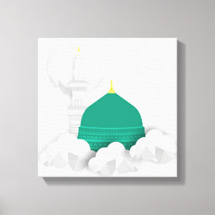 Trabalho de arte islâmico das canvas de Madina